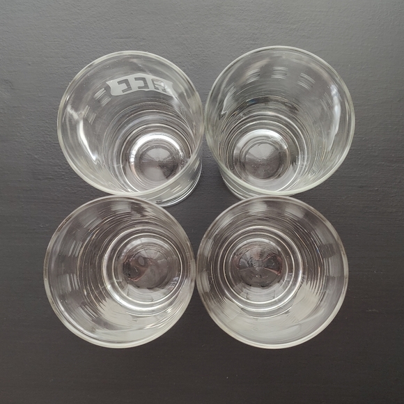 4 curling theme tumbler glasses - 10 oz - Picture 4 of 11